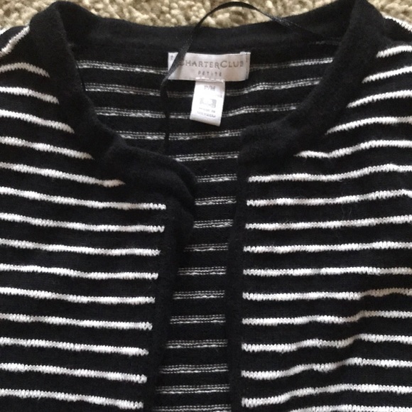 Striped formal cardigan - Picture 2 of 2
